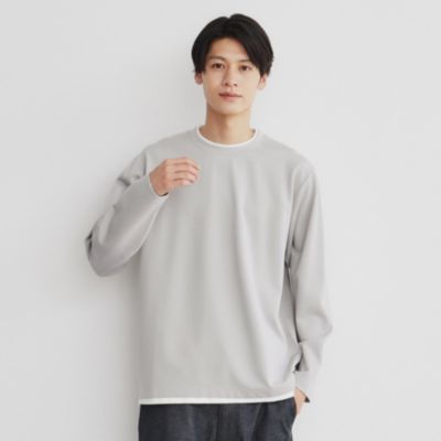 集英社HAPPY PLUS STORETHE SHOP TK（Men）（ザ ショップ ティーケー：メンズ）/ポンチフェイクプルオーバー