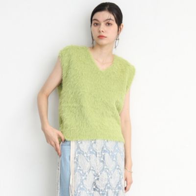 集英社HAPPY PLUS STORETHE SHOP TK（Women）（ザ ショップ ティーケー：レディース）/【ヒルナンデス！で紹介】Vネックフェザーベスト/洗える