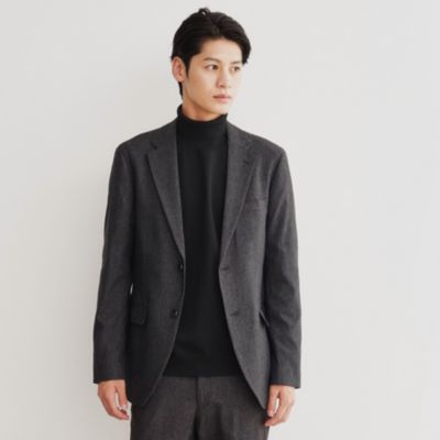 集英社HAPPY PLUS STORETHE SHOP TK（Men）（ザ ショップ ティーケー：メンズ）/サーモウォーカーツイルジャケット【セットアップ可/ビジネス対応/ストレッチ素材/保温性〇】