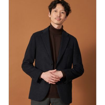 集英社HAPPY PLUS STORETHE SHOP TK（Men）（ザ ショップ ティーケー：メンズ）/アンゴラ混ヘリンボンジャケット【セットアップ可/ビジネス対応】