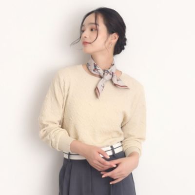 集英社HAPPY PLUS STORETHE SHOP TK（Women）（ザ ショップ ティーケー：レディース）/ふくれジャガードニット