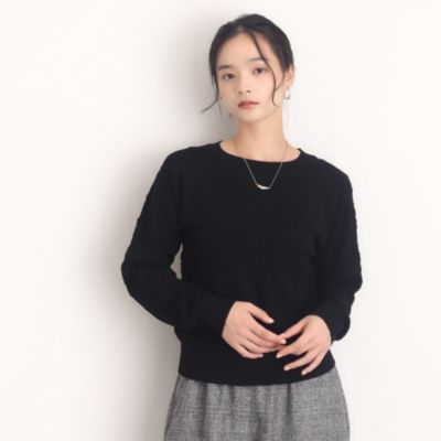 集英社HAPPY PLUS STORETHE SHOP TK（Women）（ザ ショップ ティーケー：レディース）/ふくれジャガードニット