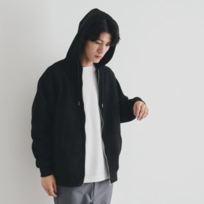 集英社HAPPY PLUS STORETHE SHOP TK（Men）（ザ ショップ ティーケー：メンズ）/スウェードライクダンボールジップパーカー