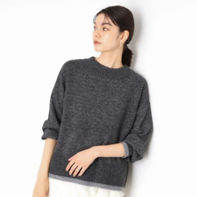 集英社HAPPY PLUS STORETHE SHOP TK（Women）（ザ ショップ ティーケー：レディース）/【5カラー展開/洗えるニット】ミックスメランジ×ラメニット