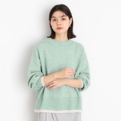 集英社HAPPY PLUS STORETHE SHOP TK（Women）（ザ ショップ ティーケー：レディース）/【5カラー展開/洗えるニット】ミックスメランジ×ラメニット