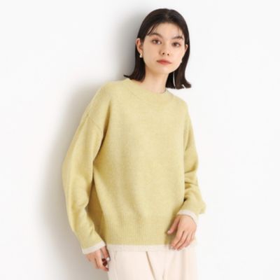 集英社HAPPY PLUS STORETHE SHOP TK（Women）（ザ ショップ ティーケー：レディース）/【5カラー展開/洗えるニット】ミックスメランジ×ラメニット