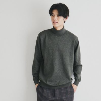 集英社HAPPY PLUS STORETHE SHOP TK（Men）（ザ ショップ ティーケー：メンズ）/ライトポリタートルニット