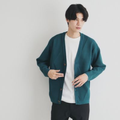 集英社HAPPY PLUS STORETHE SHOP TK（Men）（ザ ショップ ティーケー：メンズ）/ダイヤパネルアンサンブルカーディガン