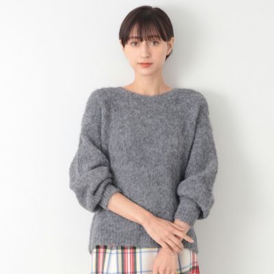 集英社HAPPY PLUS STOREDessin（Ladies）（デッサン：レディース）/【洗える】シャギークルーネックニット