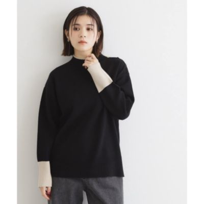 肩釦ハイネックニット 売りきれ
