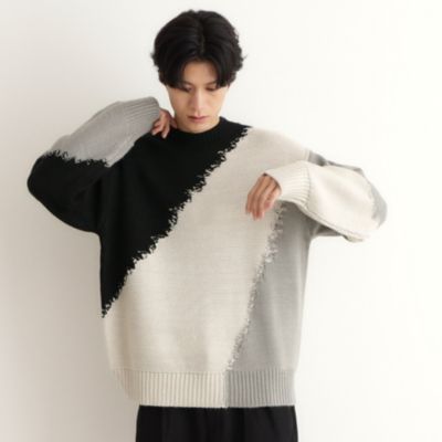 集英社HAPPY PLUS STORETHE SHOP TK（Men）（ザ ショップ ティーケー：メンズ）/切替インターシャニット