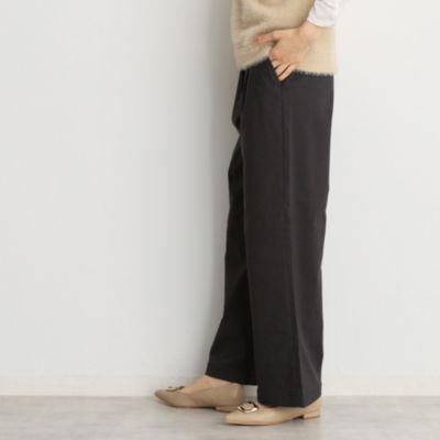 集英社HAPPY PLUS STORETHE SHOP TK（Women）（ザ ショップ ティーケー：レディース）/【ラクでキレイ】ハイパーストレッチ裏起毛ワイドパンツ/洗える