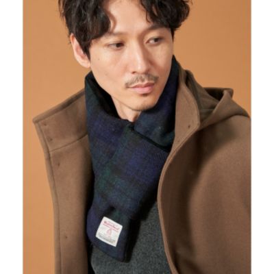 集英社HAPPY PLUS STORETHE SHOP TK（Men）（ザ ショップ ティーケー：メンズ）/【HARRIS TWEED／ハリスツイード】中綿入り差込マフラー