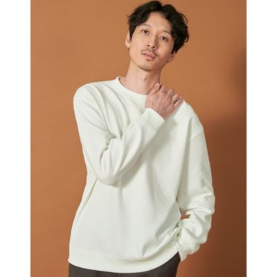 集英社HAPPY PLUS STORETHE SHOP TK（Men）（ザ ショップ ティーケー：メンズ）/ふくれキルトフリースプルオーバー