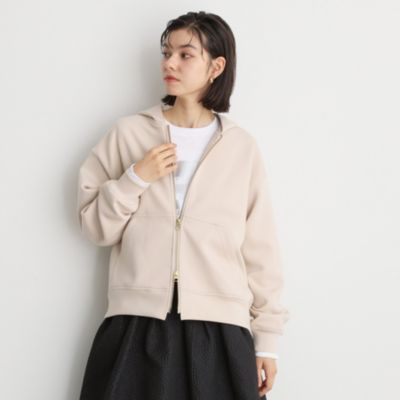 集英社HAPPY PLUS STORETHE SHOP TK（Women）（ザ ショップ ティーケー：レディース）/【ダブルジップ】ダンボールフードジップパーカー/洗える