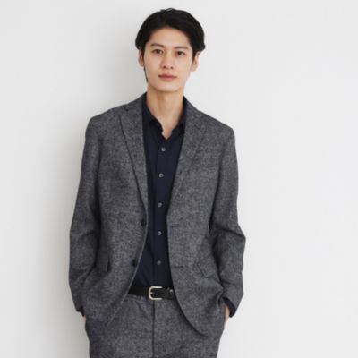 集英社HAPPY PLUS STORETHE SHOP TK（Men）（ザ ショップ ティーケー：メンズ）/ウール混ホームスパンジャケット