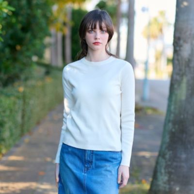 集英社HAPPY PLUS STOREDRESSTERIOR（Ladies）（ドレステリア：レディース）/コットンフルニードルニット