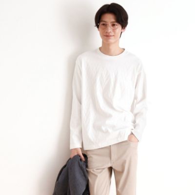 集英社HAPPY PLUS STORETHE SHOP TK（Men）（ザ ショップ ティーケー：メンズ）/ジオメトリックリンクス長袖Tシャツ ON／OFF兼用