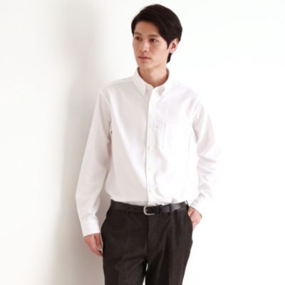 集英社HAPPY PLUS STORETHE SHOP TK（Men）（ザ ショップ ティーケー：メンズ）/瞬乾オックスシャツ 速乾素材／ON・OFF対応