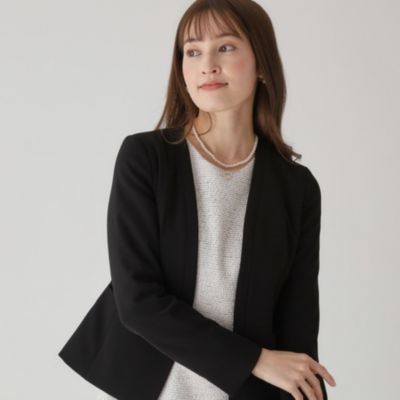 COUP DE CHANCE クードシャンス ノーカラー スカート スーツ（COUP DE 