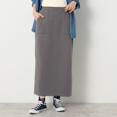 集英社HAPPY PLUS STOREDessin（Ladies）（デッサン：レディース）/【ウエストゴム・洗える】ダンボールジャージストレートスカート（XS～L）