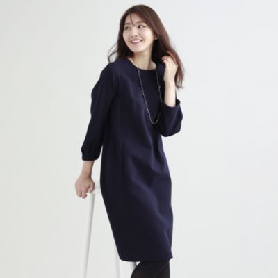 Trans Work トランスワーク の ウォッシャブル グログランジャージワンピース通販 集英社happy Plus Store