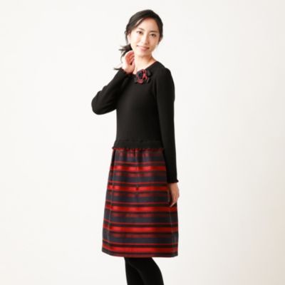 To Be Chic トゥー ビー シック のジャカードコンビニットワンピース通販 集英社happy Plus Store