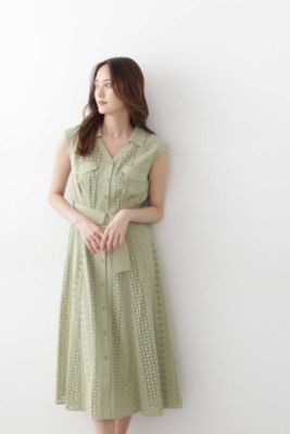 Jill By Jillstuart ジル バイ ジルスチュアート のカットアウトコットンレースワンピース通販 集英社happy Plus Store