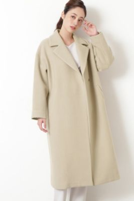 Natural Beauty Basic ナチュラルビューティーベーシック のメルトンモッサオーバーチェスターコート通販 Leeマルシェ