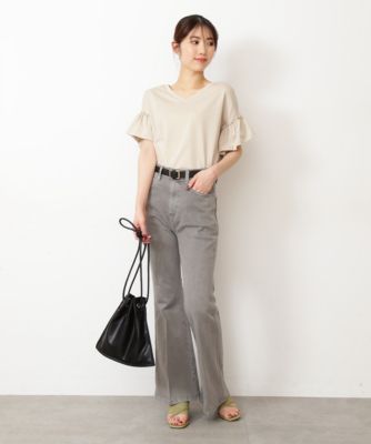 Free S Mart フリーズマート のシルケット加工前後2way袖フリルカットソー通販 集英社happy Plus Store