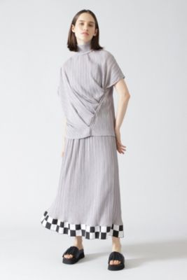 新品 ADORE アドーア シアーシェイドプリントシャツ