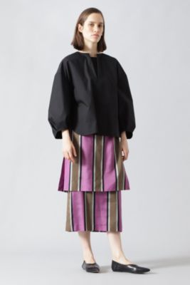 ADORE(アドーア)のカラーレジメンタルスカート通販 eclat premium ...