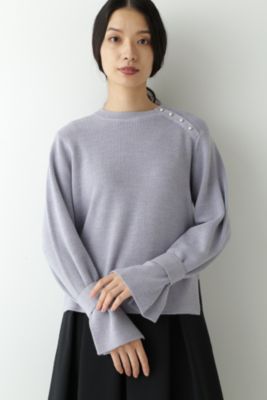 human woman / ヒューマンウーマン ◆≪arrive 5e≫パールボタンプルオーバー human woman(ヒューマン ウーマン)の◇≪arrive 5e≫パール