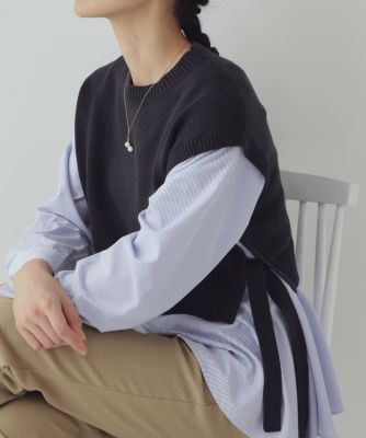 human woman(ヒューマン ウーマン)の◇布帛コンビニットプルオーバー