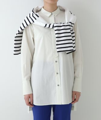 ヒューマンウーマン（HUMAN WOMAN）/◆タイプライターチュニックシャツ human woman(ヒューマン ウーマン)の◇タイプライターチュニックシャツ