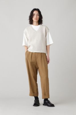 【MARGARETHOWELL】23SS YARN DYED LINEN