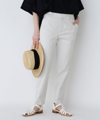 human woman(ヒューマン ウーマン)の◇サテンストレッチスリムパンツ