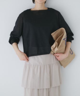 ヒューマンウーマン（human woman）/◆ラミーハイゲージプルオーバー human woman(ヒューマン ウーマン)の◇ラミーハイゲージプルオーバー