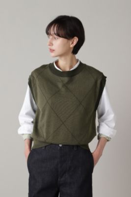 MARGARET HOWELL(マーガレット・ハウエル)のWOOL LINEN ARGYLE通販