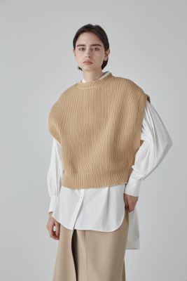 nknit 22aw バスケットニット(ショール付) - トップス