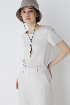 集英社HAPPY PLUS STOREhuman woman（ヒューマン　ウーマン）/◆オーガニックコットンスムースＴシャツ