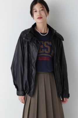 human woman(ヒューマン ウーマン)の◇ナイロンシャインサテンブルゾン