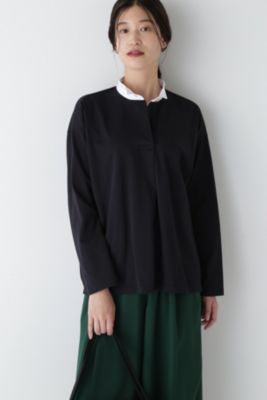 human woman(ヒューマン ウーマン)の◇布帛ドッキングプルオーバー通販