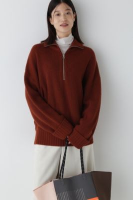 human woman(ヒューマン ウーマン)の◇ウールミックス片畦プルオーバー