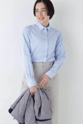 human woman / ヒューマンウーマン ◆ベーシックカラーシャツ human woman(ヒューマン ウーマン)の◇ベーシックカラーシャツ