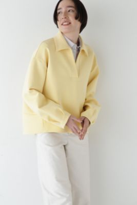 集英社HAPPY PLUS STOREhuman woman（ヒューマン　ウーマン）/◆ストレッチダンボールスキッパープルオーバー