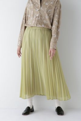 ヒューマンウーマン（human woman）/◆スパンボイルアコーディオンプリーツスカート human woman(ヒューマン ウーマン)の◇スパンボイルアコーディオン