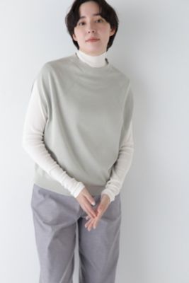 human woman(ヒューマン ウーマン)の◇ハイゲージクルーネック