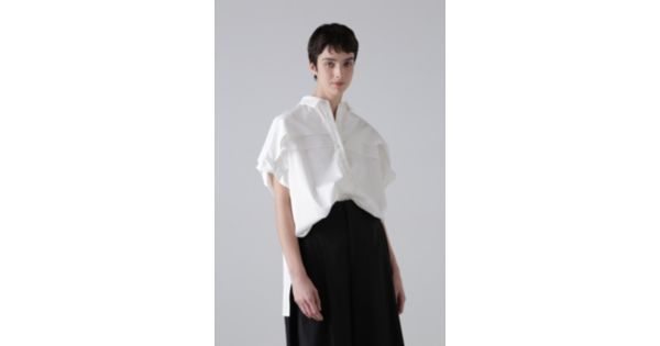 ADORE(アドーア)のモダンコットンロールアップブラウス通販 eclat 