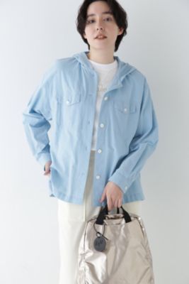 human woman(ヒューマン ウーマン)の◇製品染めフーディーブラウス通販 